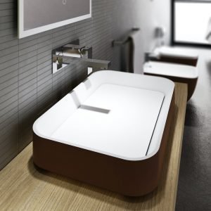 Solid surface Countertop basin Italian Design